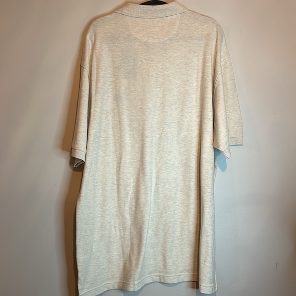 Chaps Tan Polo Shirt Classic Design Short Sleeves - Picture 8 of 11